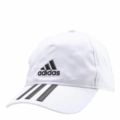Baseball 3 Stripes Cap White/Black