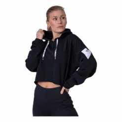 Reebok Wor Myt 1/4 Zip Hoodie Black