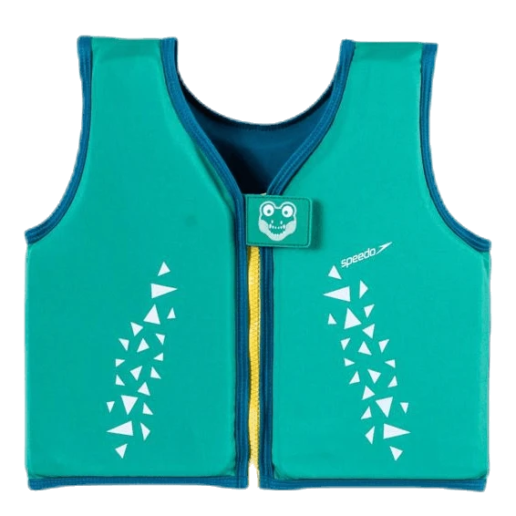 Speedo Croc Printed Float Vest Infant Turquoise