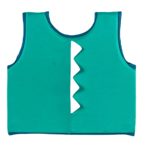 Speedo Croc Printed Float Vest Infant Turquoise - Image 2