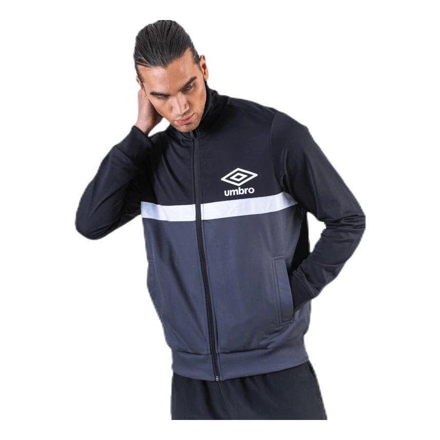 UMBRO Panelled Track Top Black - Image 3