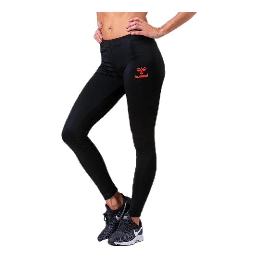 Hummel Lily Tights Patterned/Black