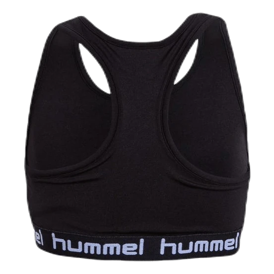 Hummel Jr Mimmi Sports Top Black - Image 3