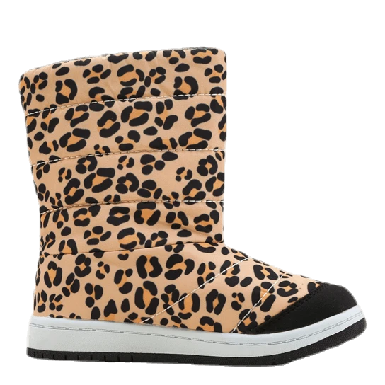 Hummel Jr Puffer Boot Print Black/Beige - Image 3