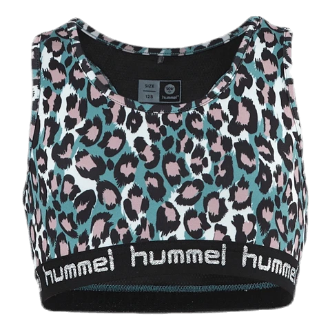 Hummel Jr Mimmi Sports Top Pink/Turquoise