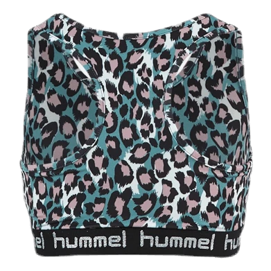 Hummel Jr Mimmi Sports Top Pink/Turquoise - Image 3