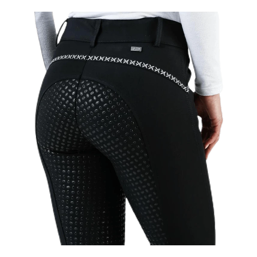 Emily Riding Pants W. Silicon Black - Image 5