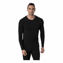 Jack & Jones Basic O-Neck Tee L/S Black