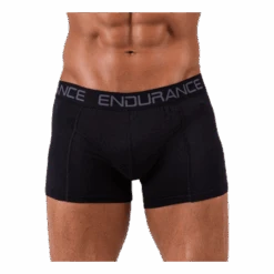 Endurance Brighton Bamboo Boxers 2-Pack Black