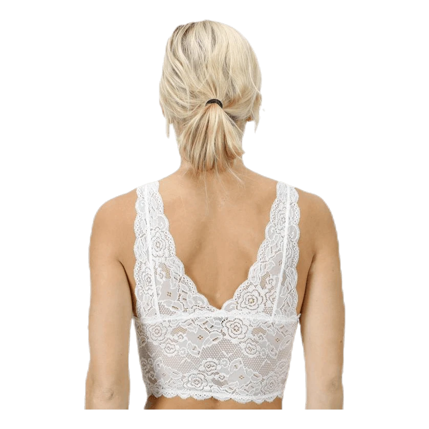 ONLY Chloe Lace Bra White - Image 2
