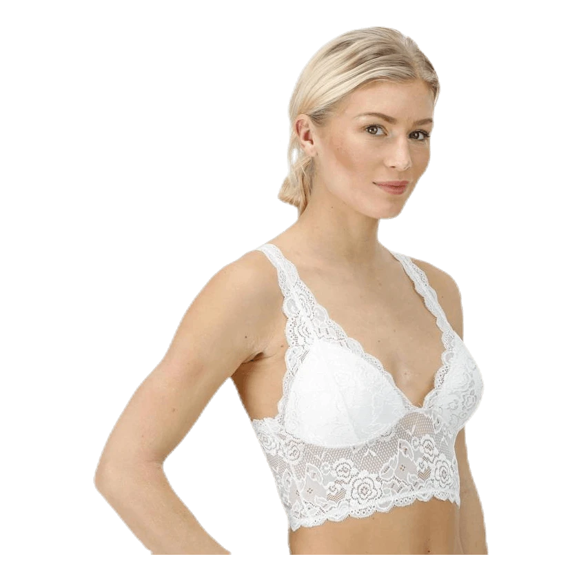 ONLY Chloe Lace Bra White - Image 3