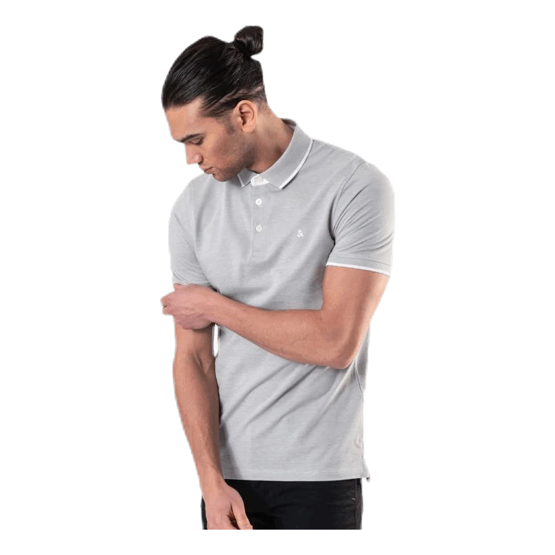 Jack & Jones Paulos Polo Ss Grey - Image 2