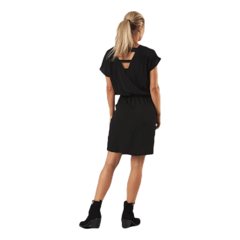 ONLY Mariana Myrina S/S Det Dress Wvn Black - Image 2