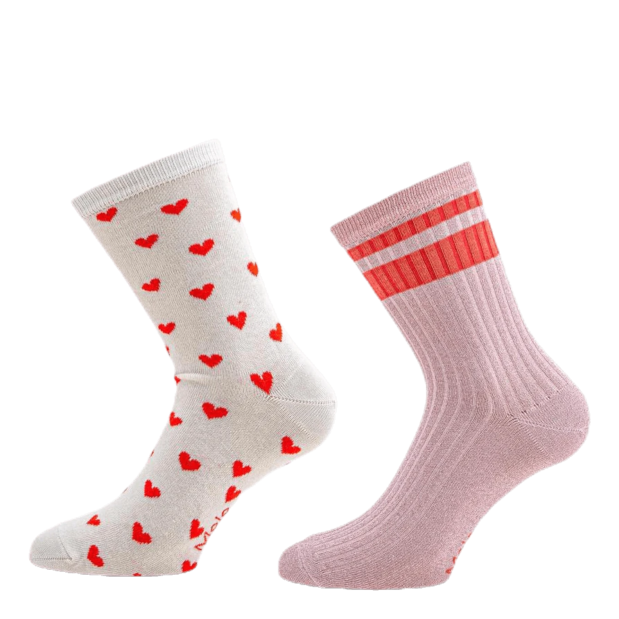 Molo Nomi 2-Pack Pink/White