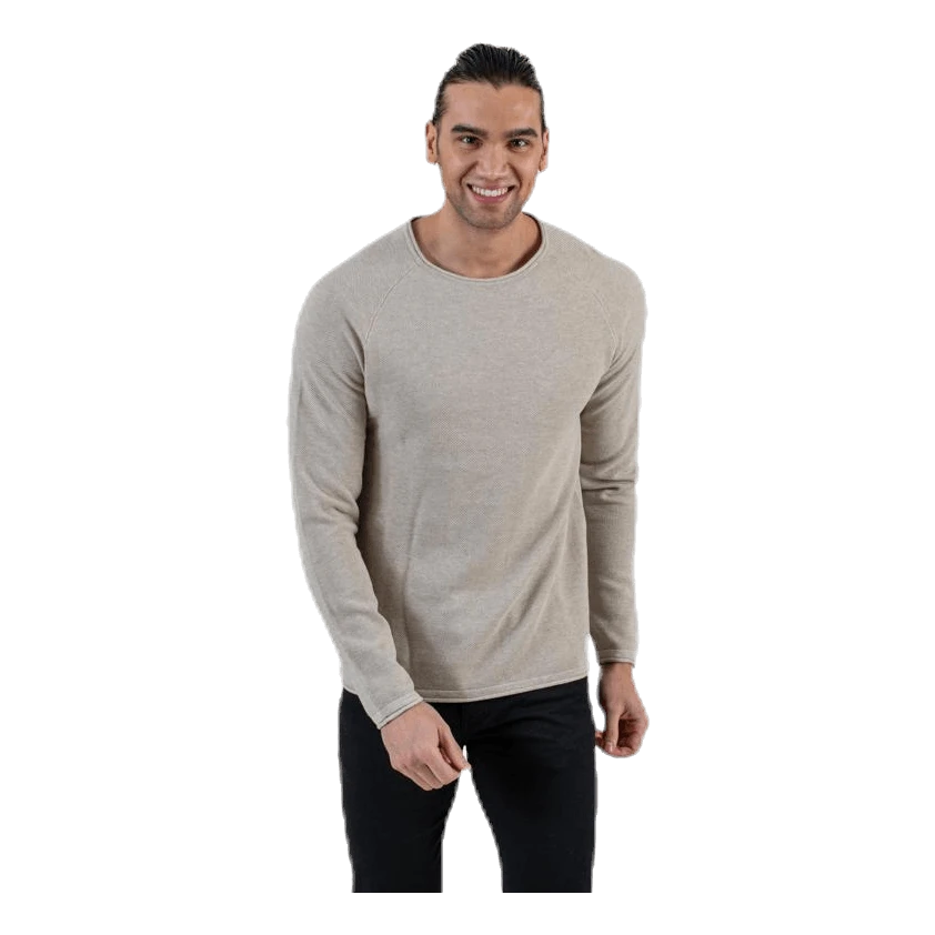 Jack & Jones Hill Knit Crew Neck Grey - Image 2