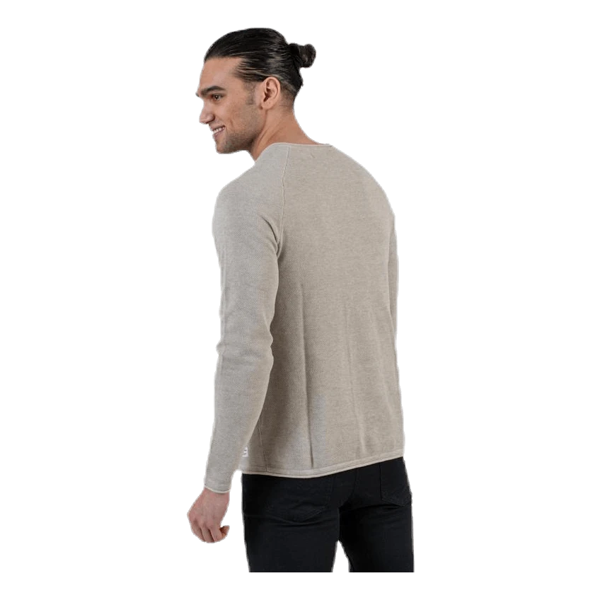 Jack & Jones Hill Knit Crew Neck Grey - Image 3