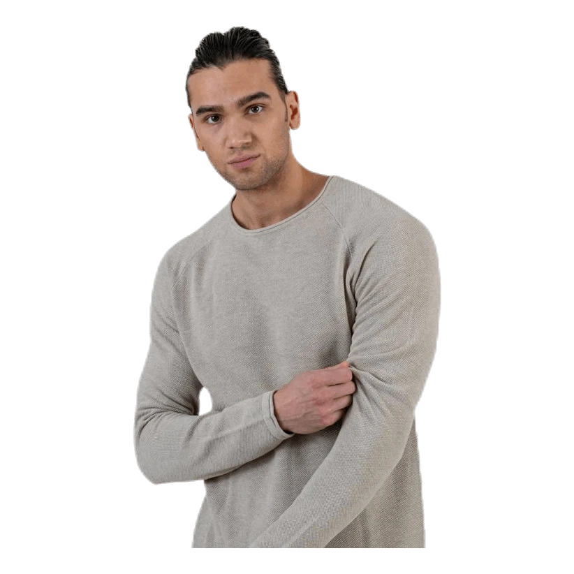 Jack & Jones Hill Knit Crew Neck Grey - Image 4