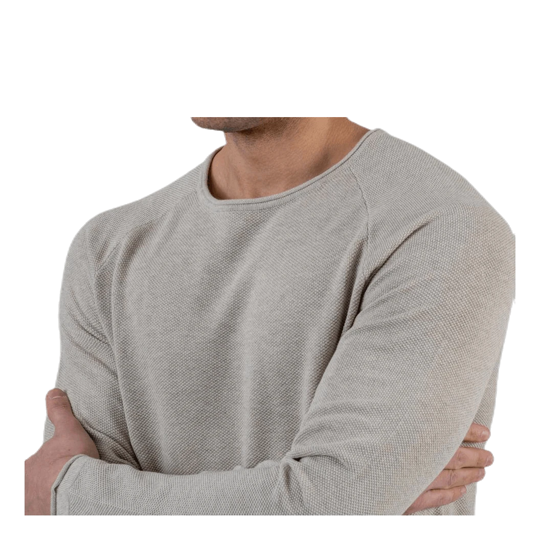 Jack & Jones Hill Knit Crew Neck Grey - Image 5