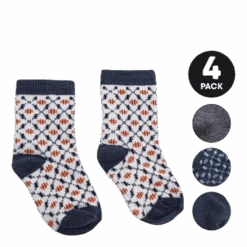 NAME IT 4-Pack Infant Wool Socks Blue