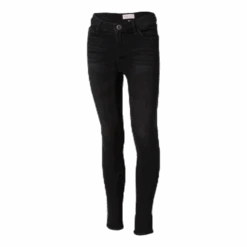 Blush Skinny Raw Jeans Black