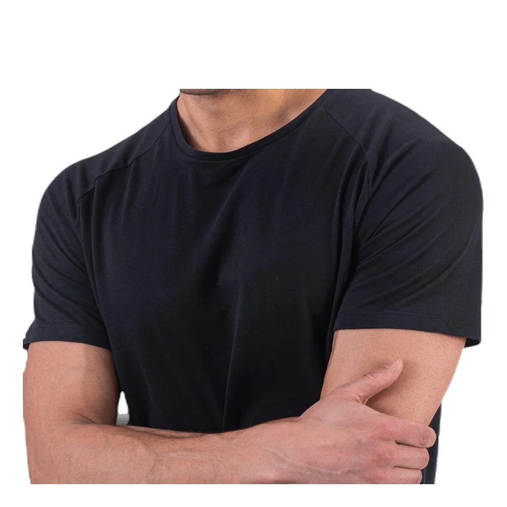 Jack & Jones Curved Tee Ss O-Neck Black - Image 4