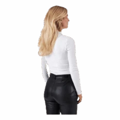 ONLY Emma L/S High Neck Top Jrs Beige