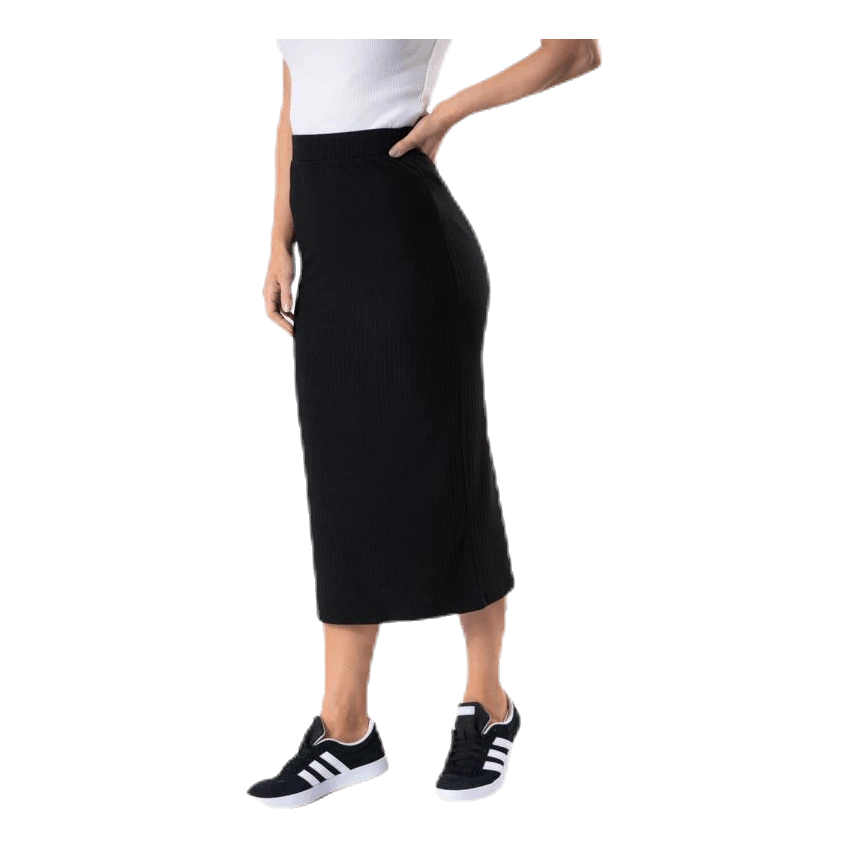 Pieces Kylie Mw Midi Skirt Black