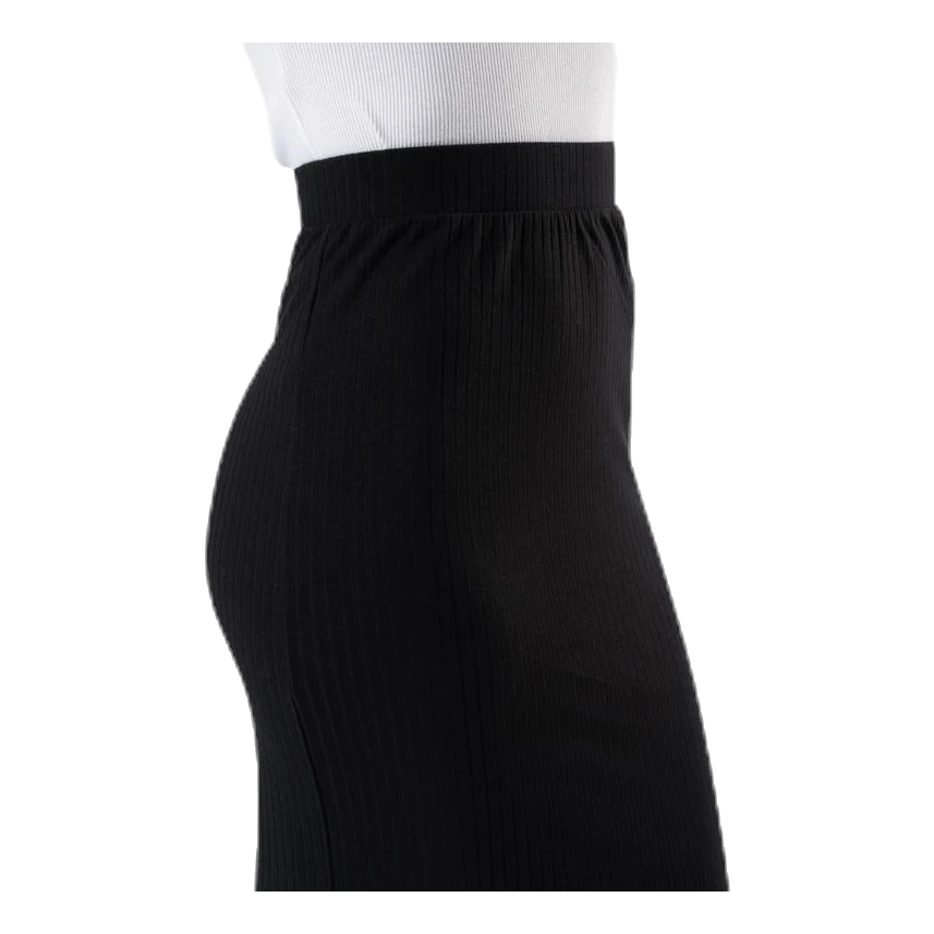 Pieces Kylie Mw Midi Skirt Black - Image 6