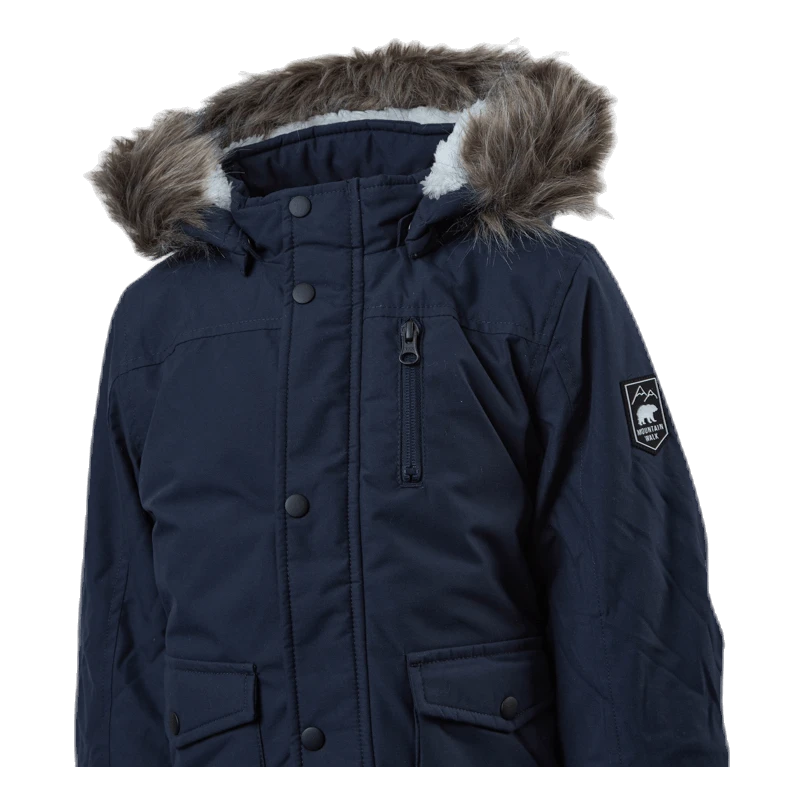NAME IT Mibis Parka Jacket Pb Blue - Image 4