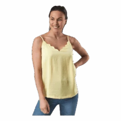 ONLY Debbie Singlet Wvn Yellow
