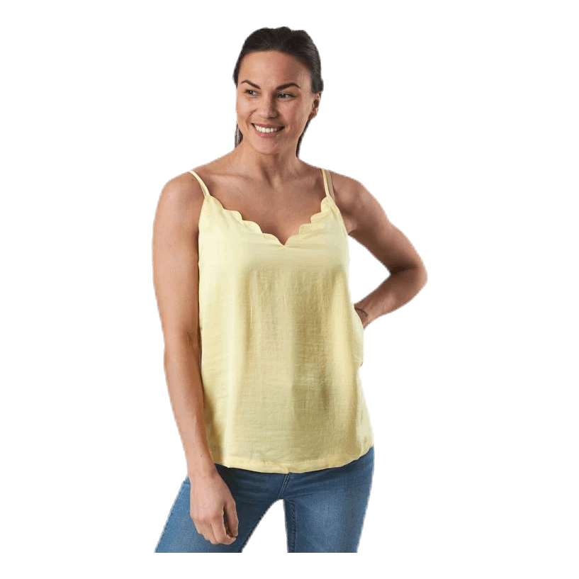 ONLY Debbie Singlet Wvn Yellow