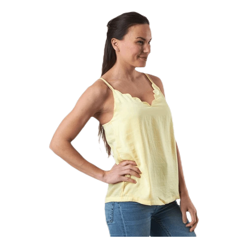ONLY Debbie Singlet Wvn Yellow - Image 2