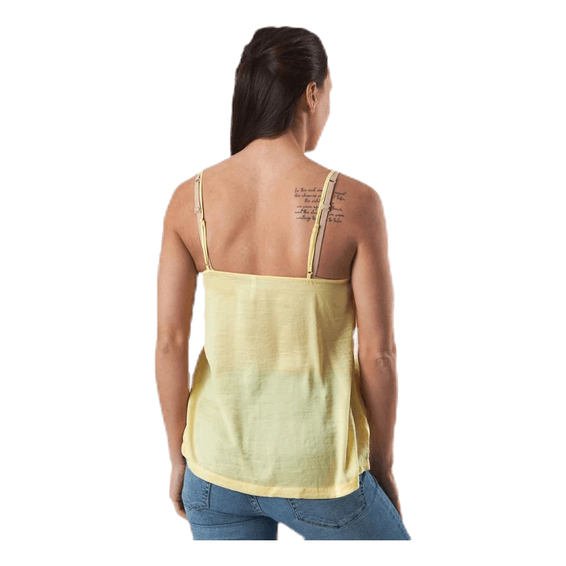 ONLY Debbie Singlet Wvn Yellow - Image 3