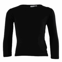 NAME IT Wang Wool Plain Ls Top Black