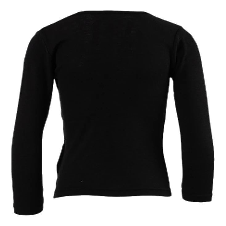 NAME IT Wang Wool Plain Ls Top Black - Image 3