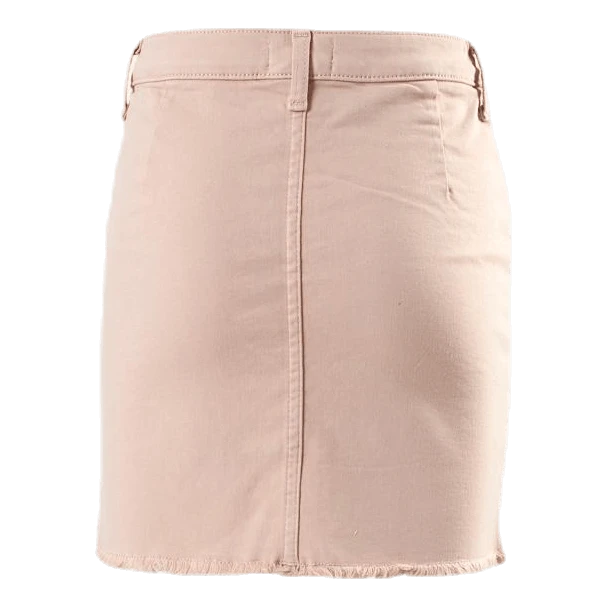 Farrah Color Button Skirt Pink - Image 3