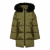 Monica Long Puffer Coat Beige
