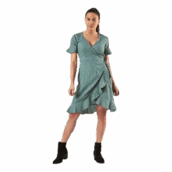ONLY Olivia S/S Wrap Dress Wvn Green