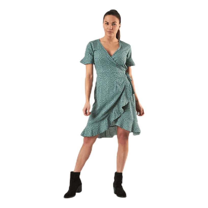 ONLY Olivia S/S Wrap Dress Wvn Green