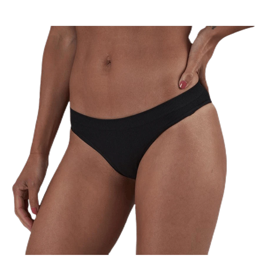Pieces Ymmi Rib Brief 2-Pack Black