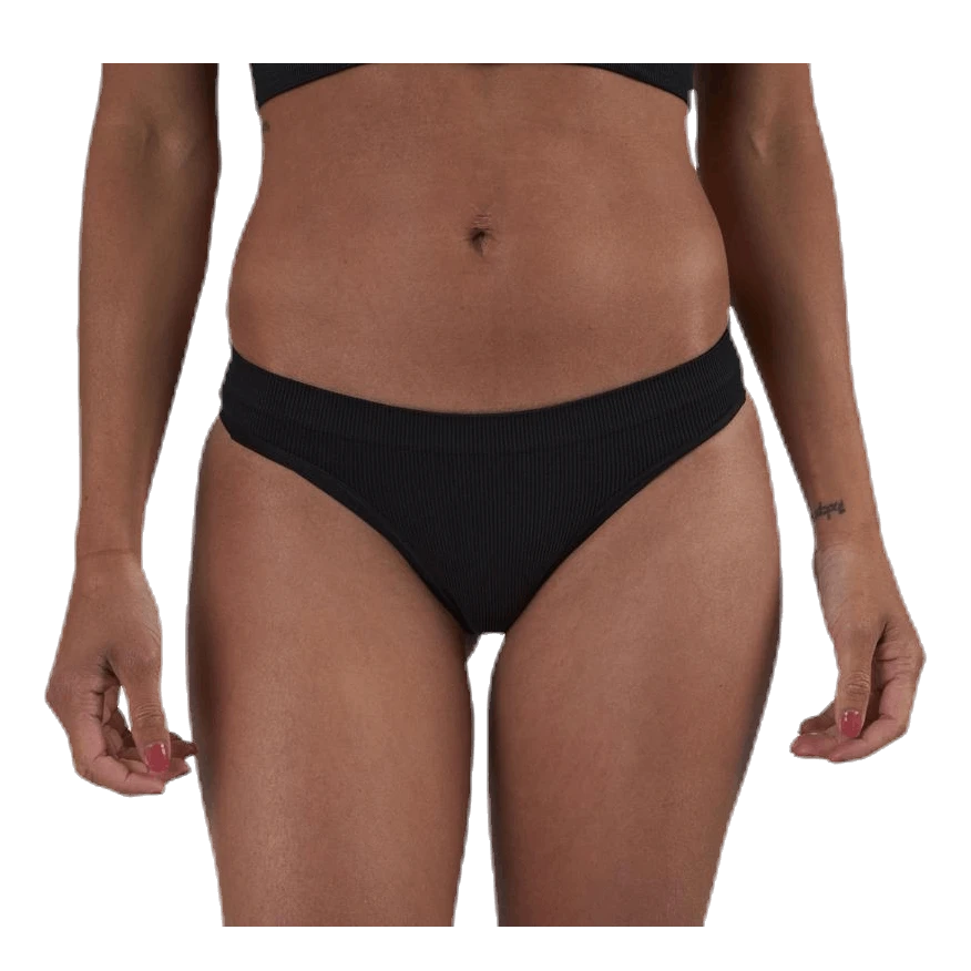Pieces Ymmi Rib Brief 2-Pack Black - Image 2