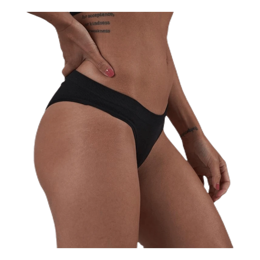 Pieces Ymmi Rib Brief 2-Pack Black - Image 3