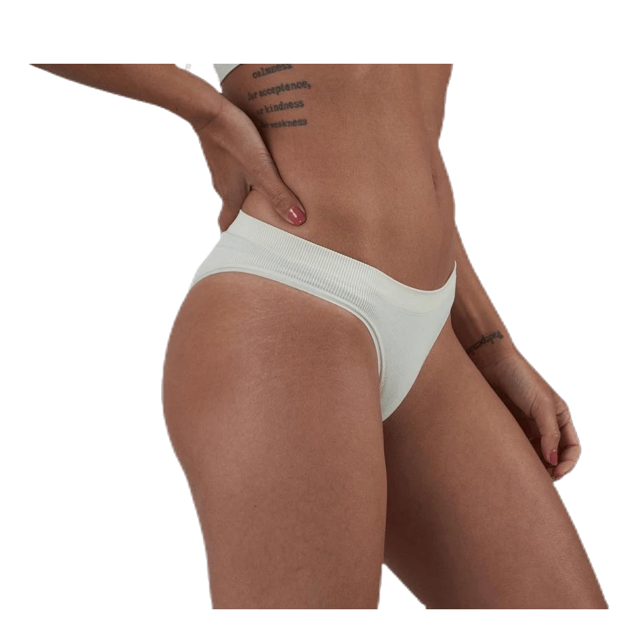 Pieces Ymmi Rib Brief 2-Pack White - Image 3