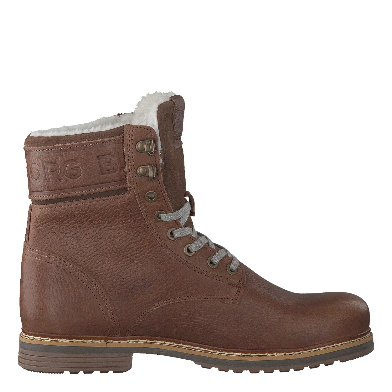 BJØRN BORG Josie High Fur Dark Brown - Image 2