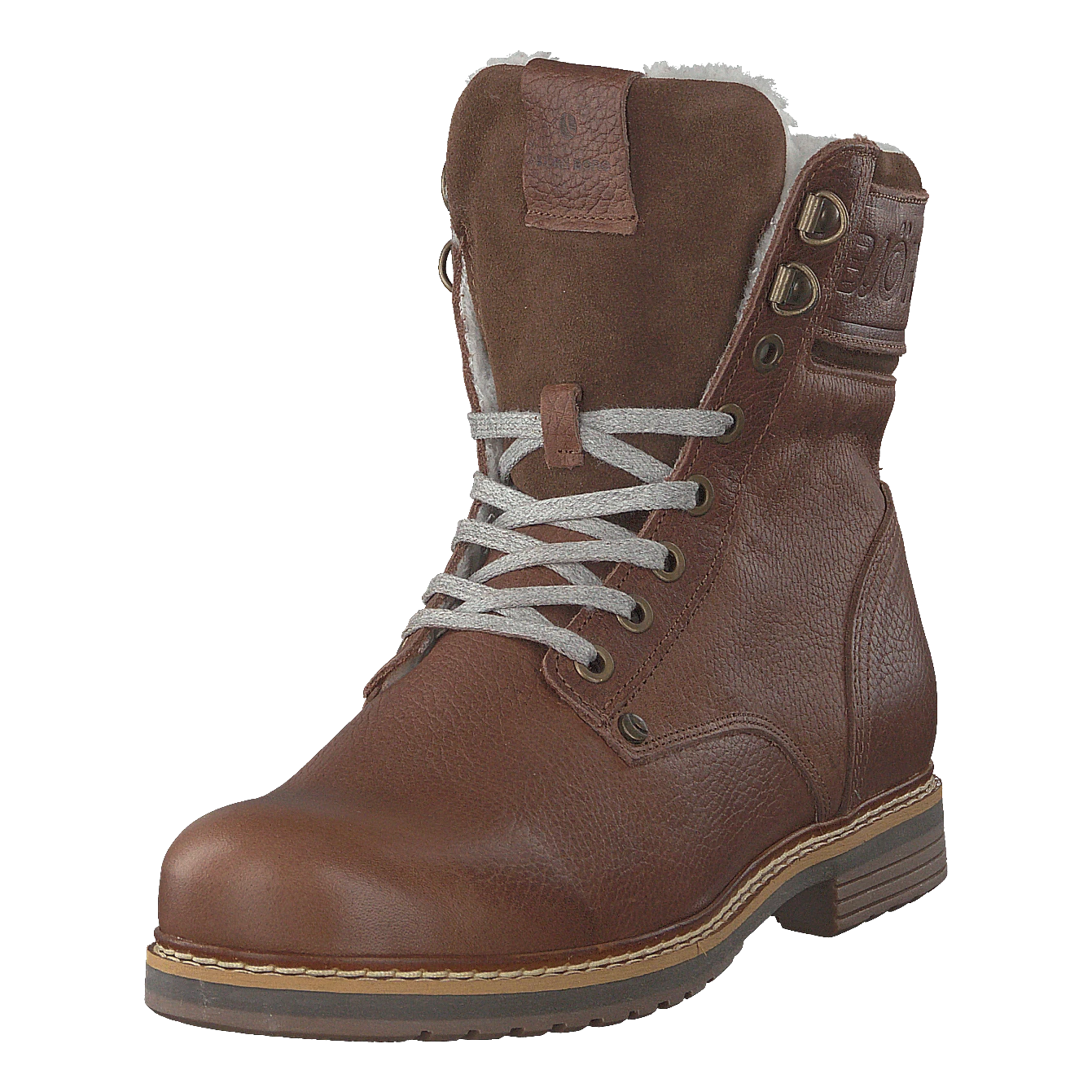 BJØRN BORG Josie High Fur Dark Brown - Image 3