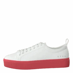 Arlo Three Antique White, Red Outsole