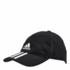 Baseball 3 Stripes Cap Svart/vit