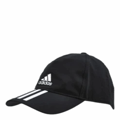Baseball 3 Stripes Cap Svart/vit
