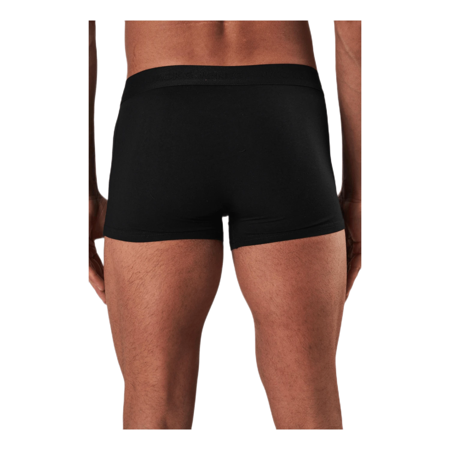 Jack & Jones Tone In Tone Trunks 5 Pack Black - Image 3
