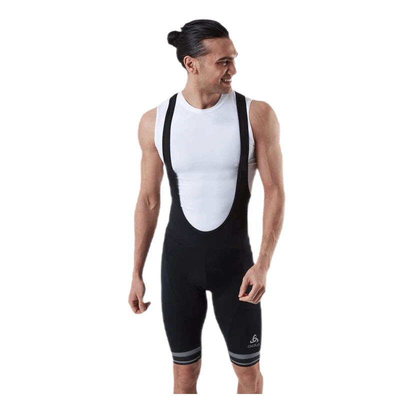 Odlo Tights Short Suspenders Zeroweight Dual Dry Black